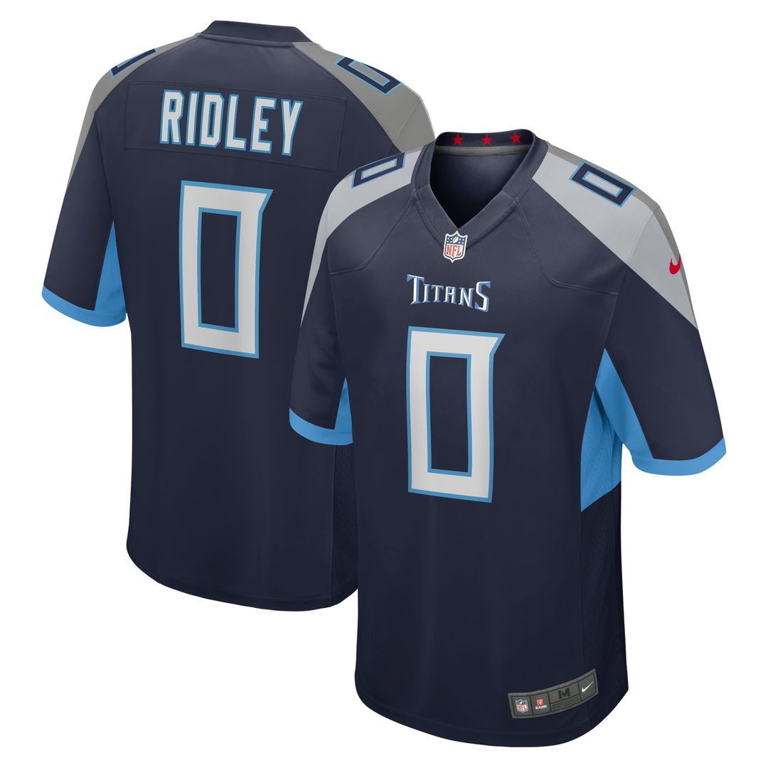 Men's Tennessee Titans Calvin Ridley Nike  Light Blue Team Game Jersey