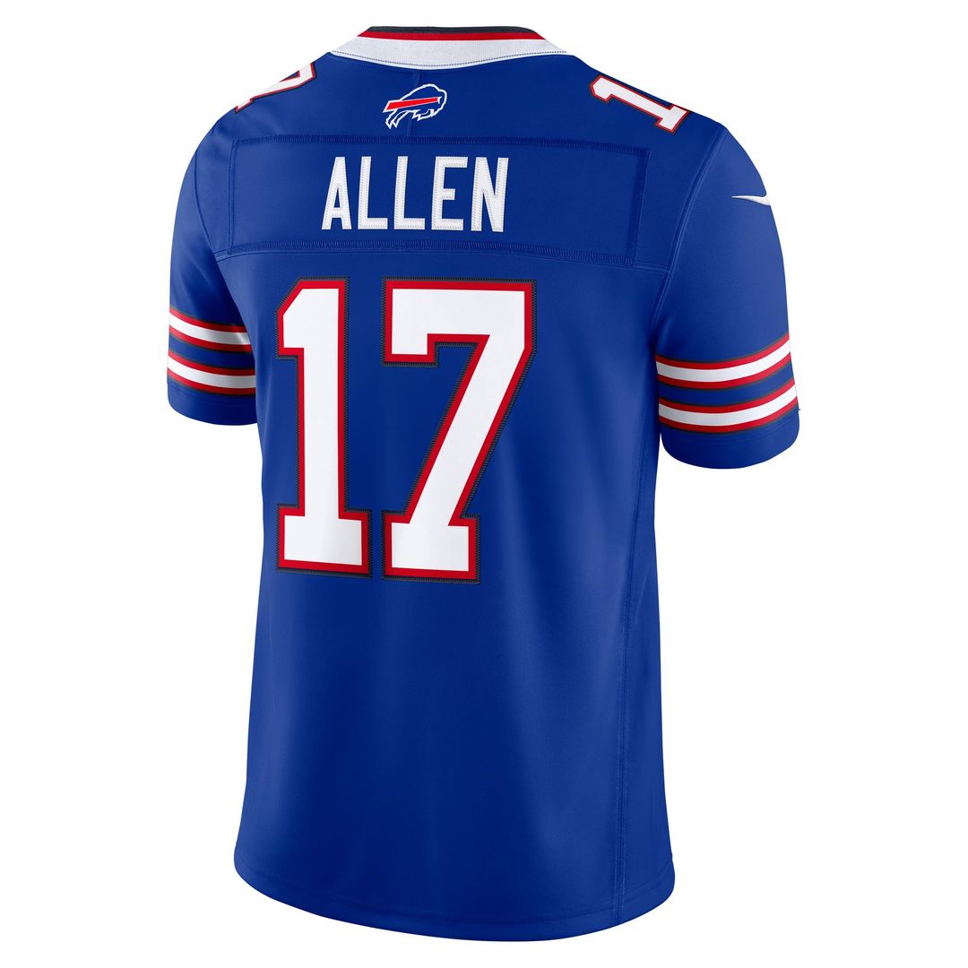 Men's Buffalo Bills Josh Allen Nike Red Alternate Vapor F.U.S.E. Stitched Limited Jersey