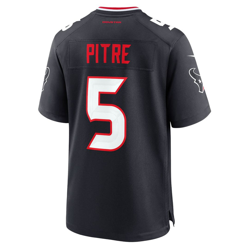 Men's Houston Texans Jalen Pitre Nike Red Alternate Game Jersey