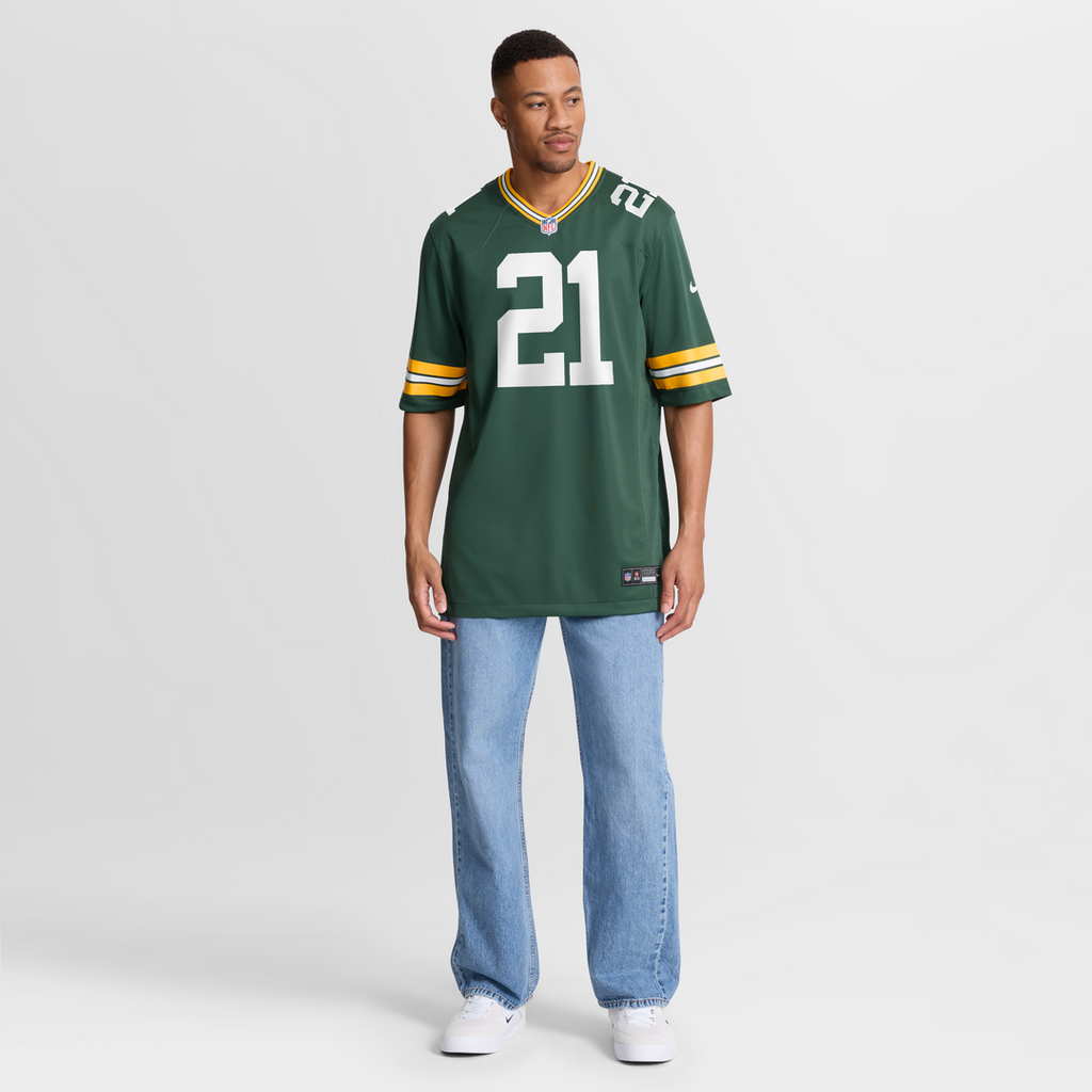 Men's Green Bay Packers Benjamin St-Juste Nike  Green Team Game Jersey