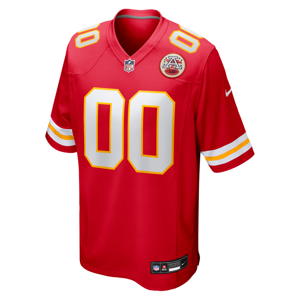 Men's Kansas City Chiefs Justin Fields Nike Red Game Jersey