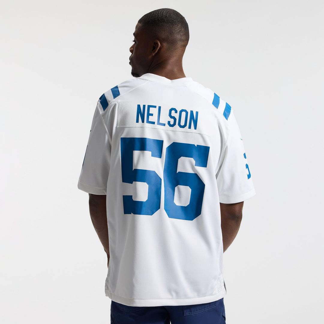 Men's Indianapolis Colts Quenton Nelson Nike White Game Player Jersey