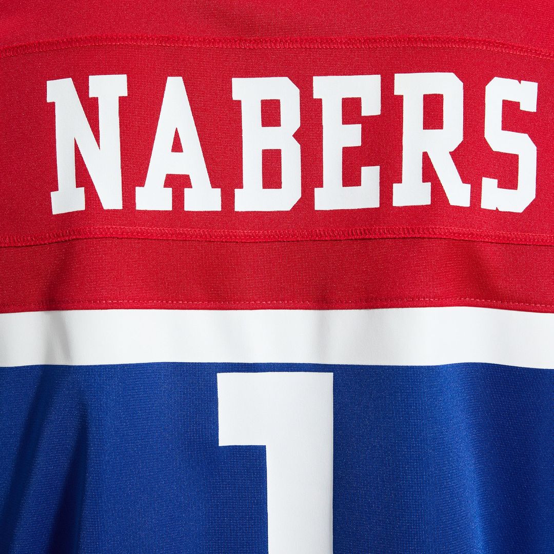 Men's New York Giants Malik Nabers Nike Century Red Alternate Game Jersey