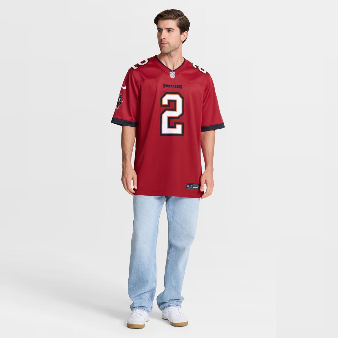 Men's  Tampa Bay Buccaneers Emeka Egbuka Nike Red Team  Game Jersey