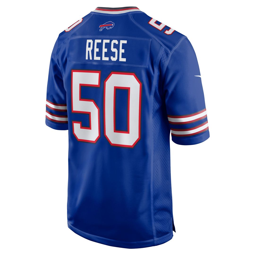 Men's Buffalo Bills Otis Reese Nike Royal Team Game Jersey