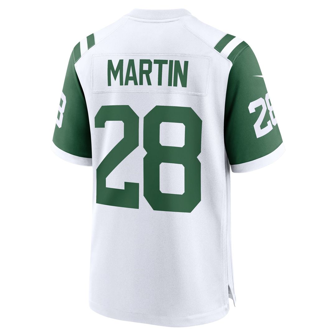 Men's New York Jets Curtis Martin Nike White Retired Player Alternate Game Jersey