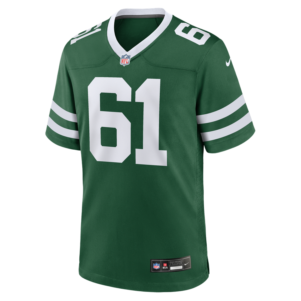 Men's New York Jets Max Mitchell Nike Legacy Green Team Game Jersey