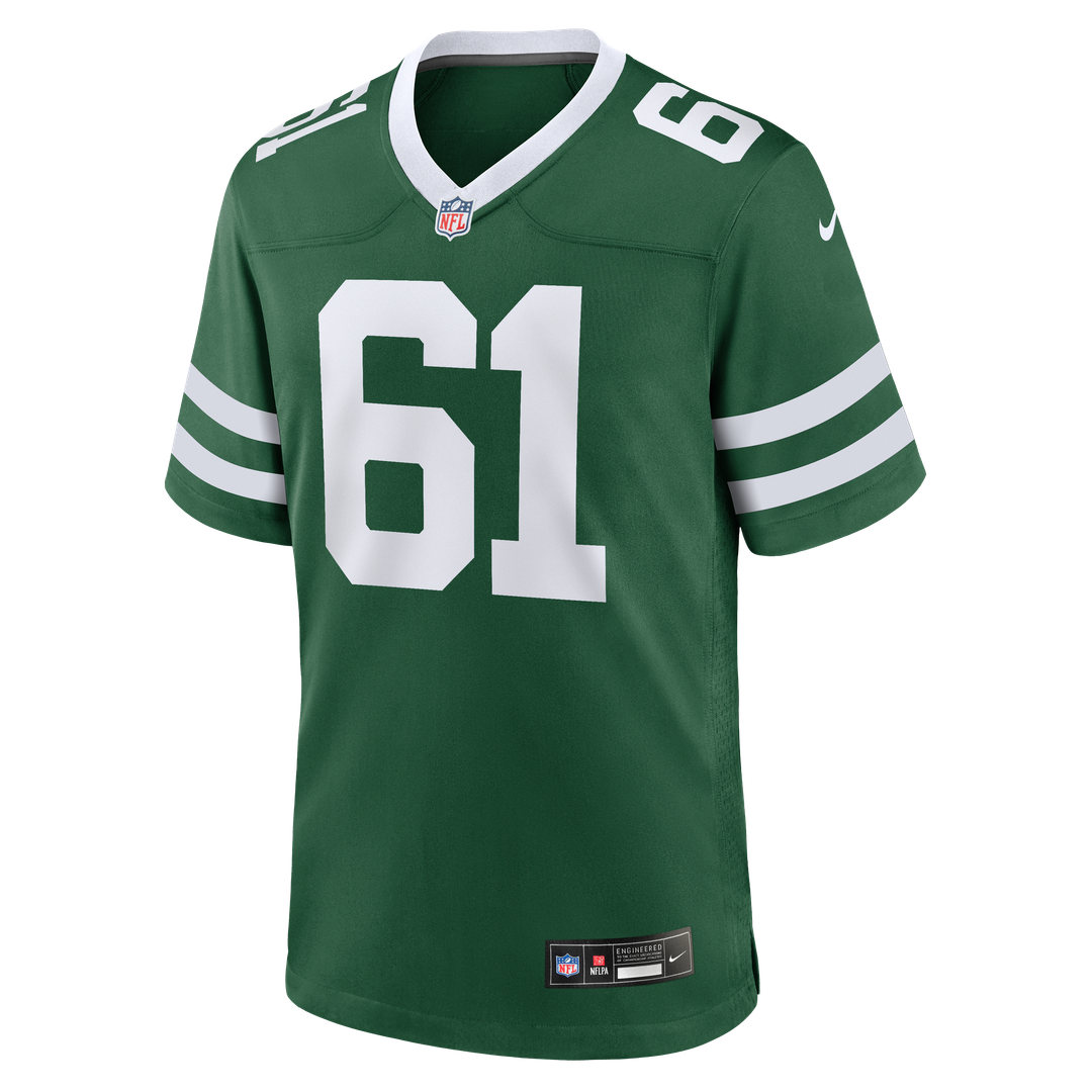 Men's New York Jets Max Mitchell Nike Legacy Green Team Game Jersey
