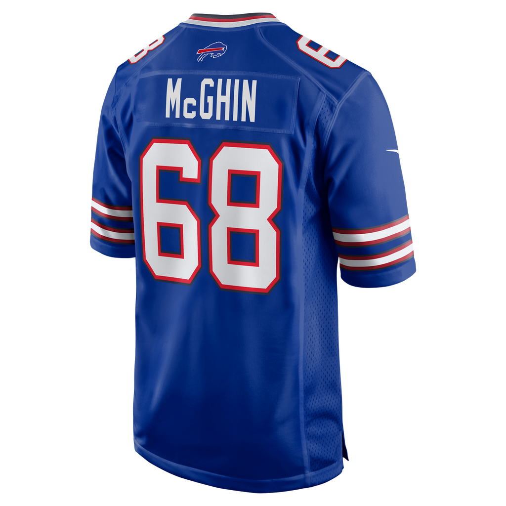 Men's Buffalo Bills Garrett McGhin Nike Royal Team Game Jersey