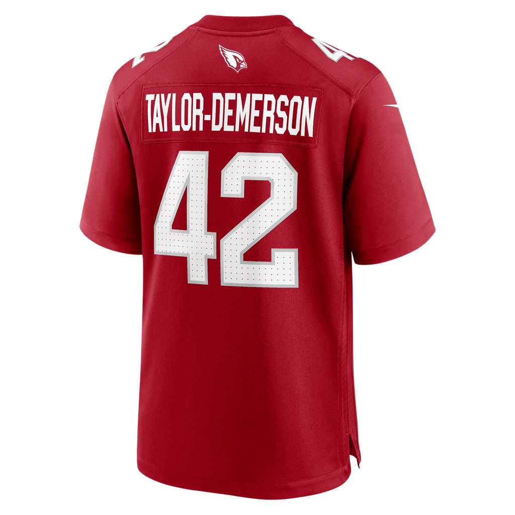 Men's Arizona Cardinals Dadrion Taylor-Demerson Nike  Cardinal Team Game Jersey