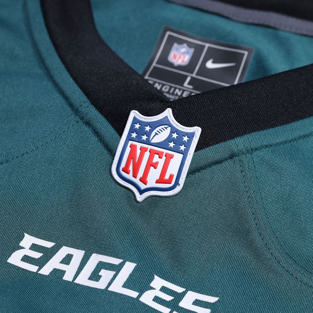 Men's Philadelphia Eagles A.J. Brown Nike Midnight Green Team Game Jersey