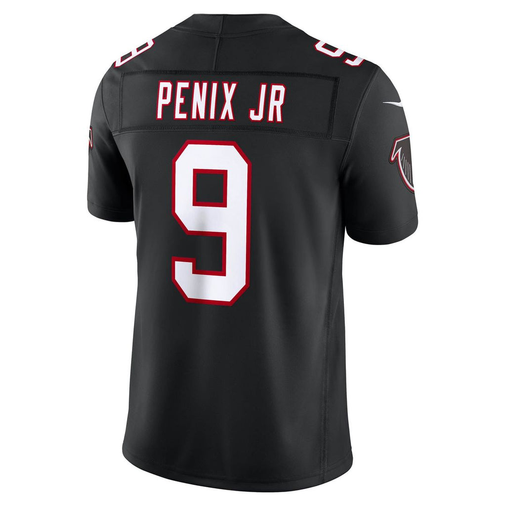 Men's Atlanta Falcons Michael Penix Jr. Nike White Vapor F.U.S.E. Stitched Limited Jersey