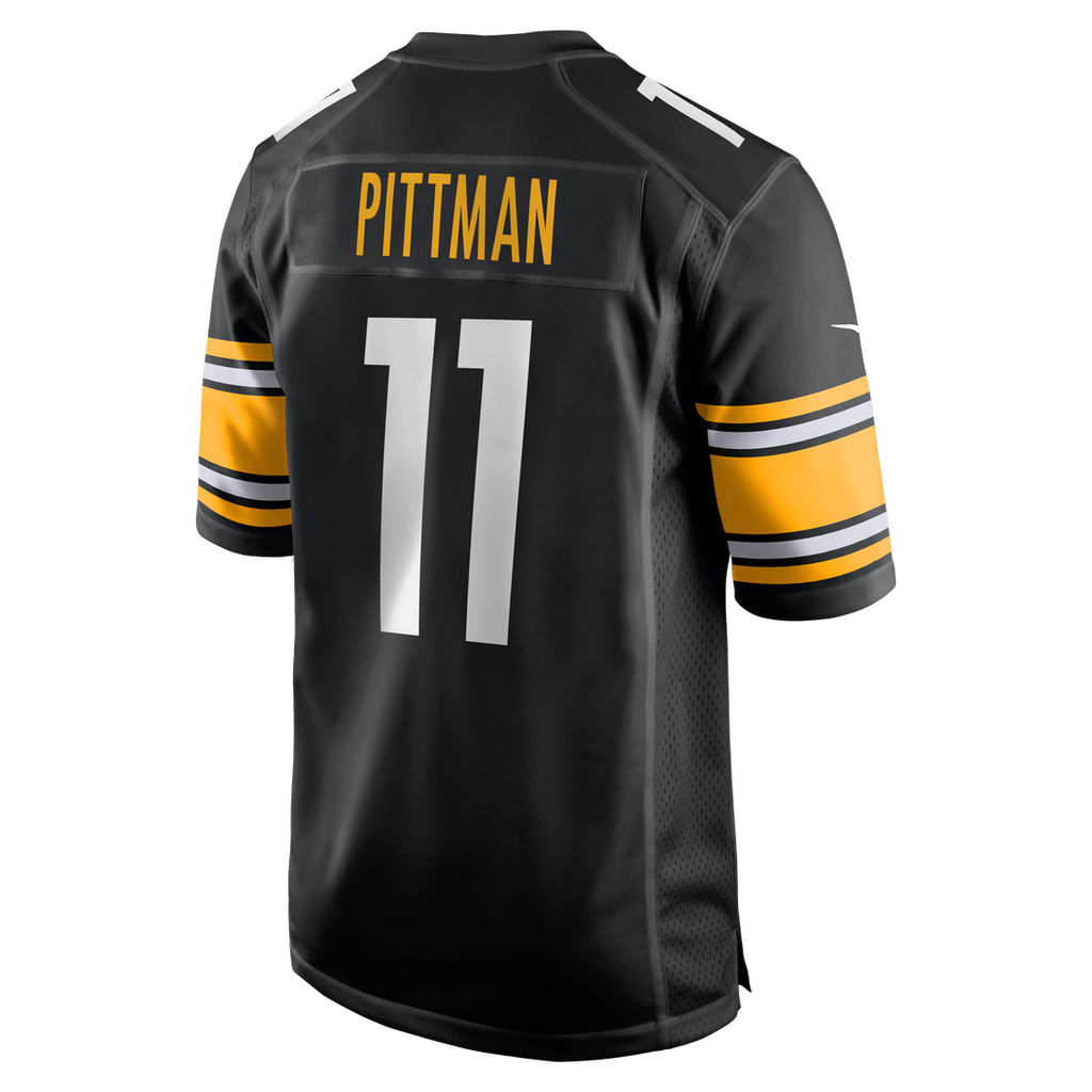 Men's Pittsburgh Steelers Michael Pittman Jr. Nike Black Game Jersey