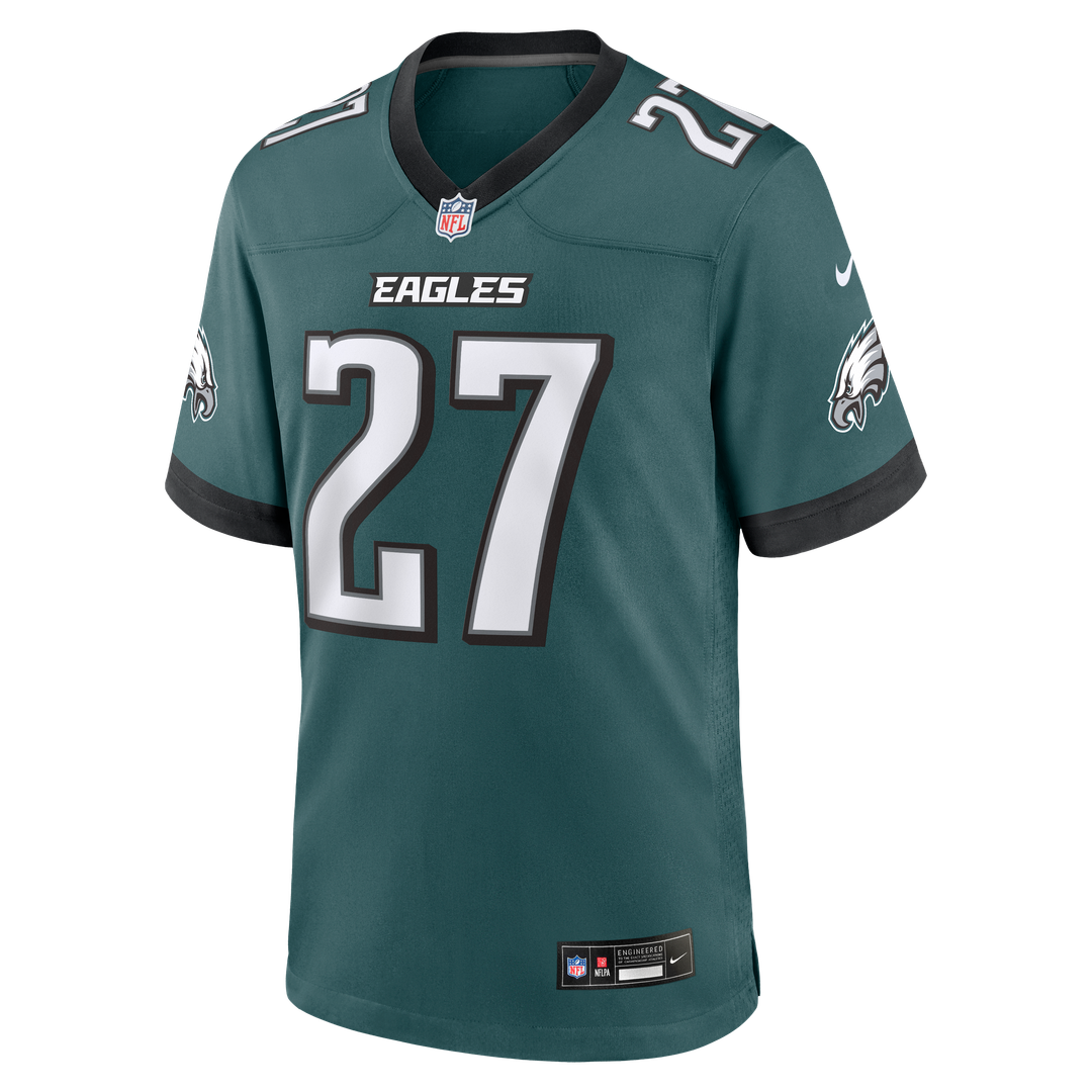 Men's Philadelphia Eagles Quinyon Mitchell Nike  Midnight Green Team Game Jersey