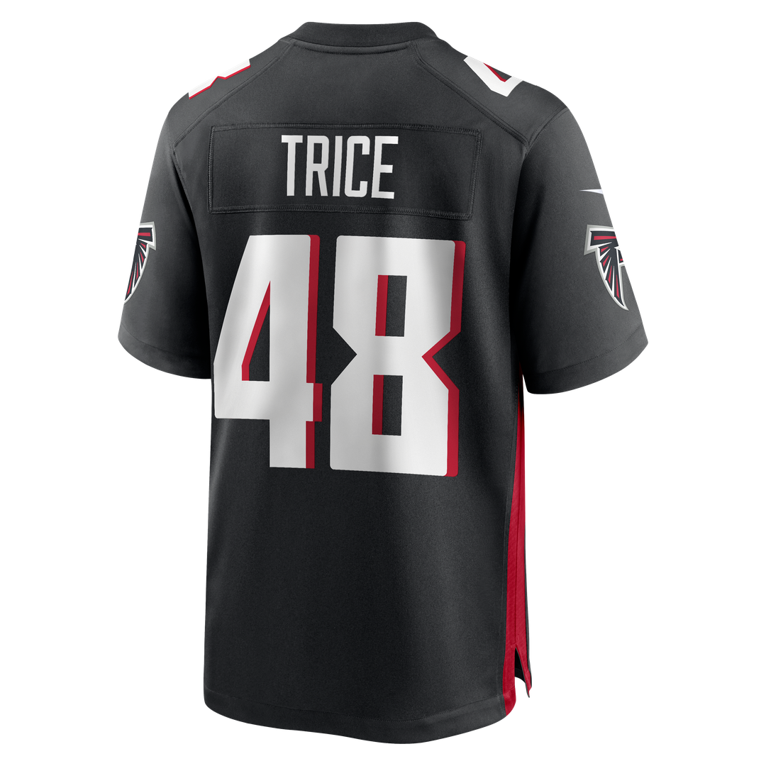 Men's Atlanta Falcons Bralen Trice Nike  Black Team Game Jersey