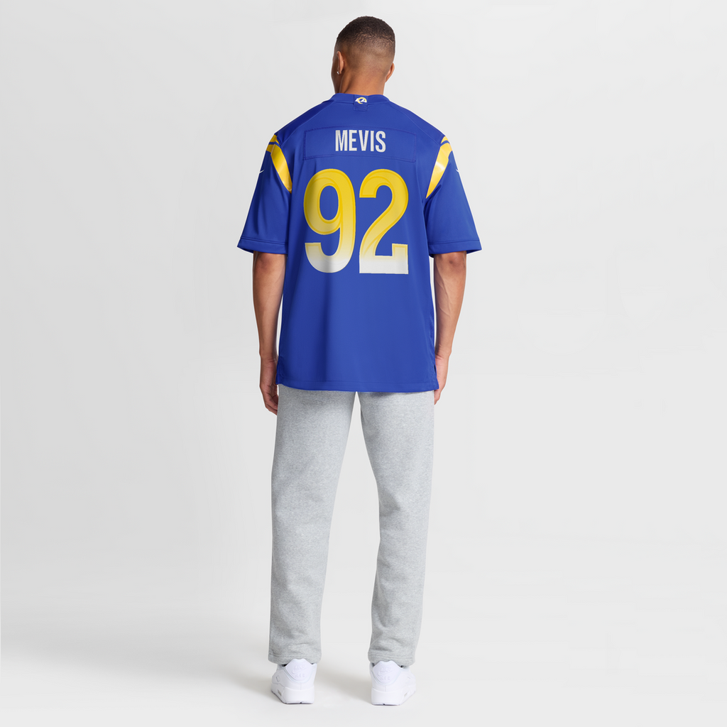 Men's Los Angeles Rams Harrison Mevis Nike  Royal Team Game Jersey