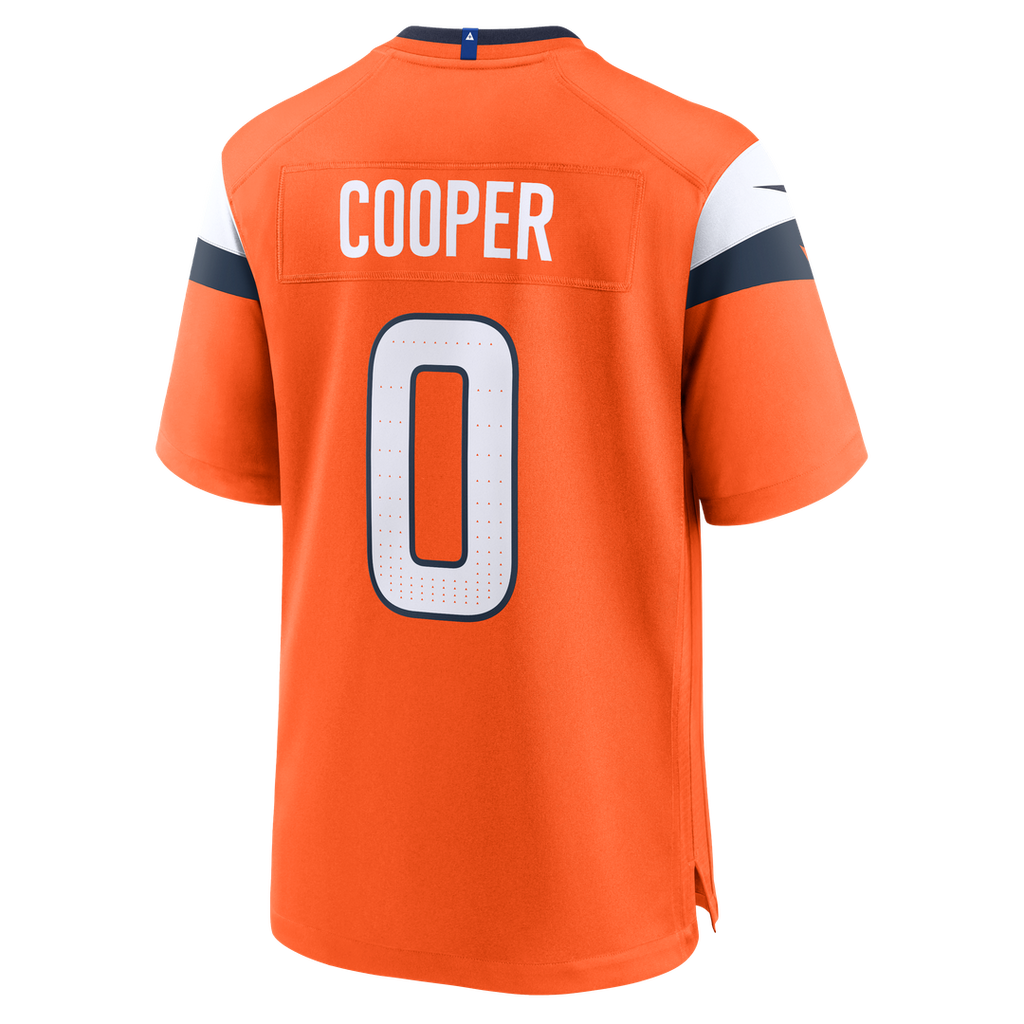 Men's Denver Broncos Jonathon Cooper Nike  Orange Team Game Jersey