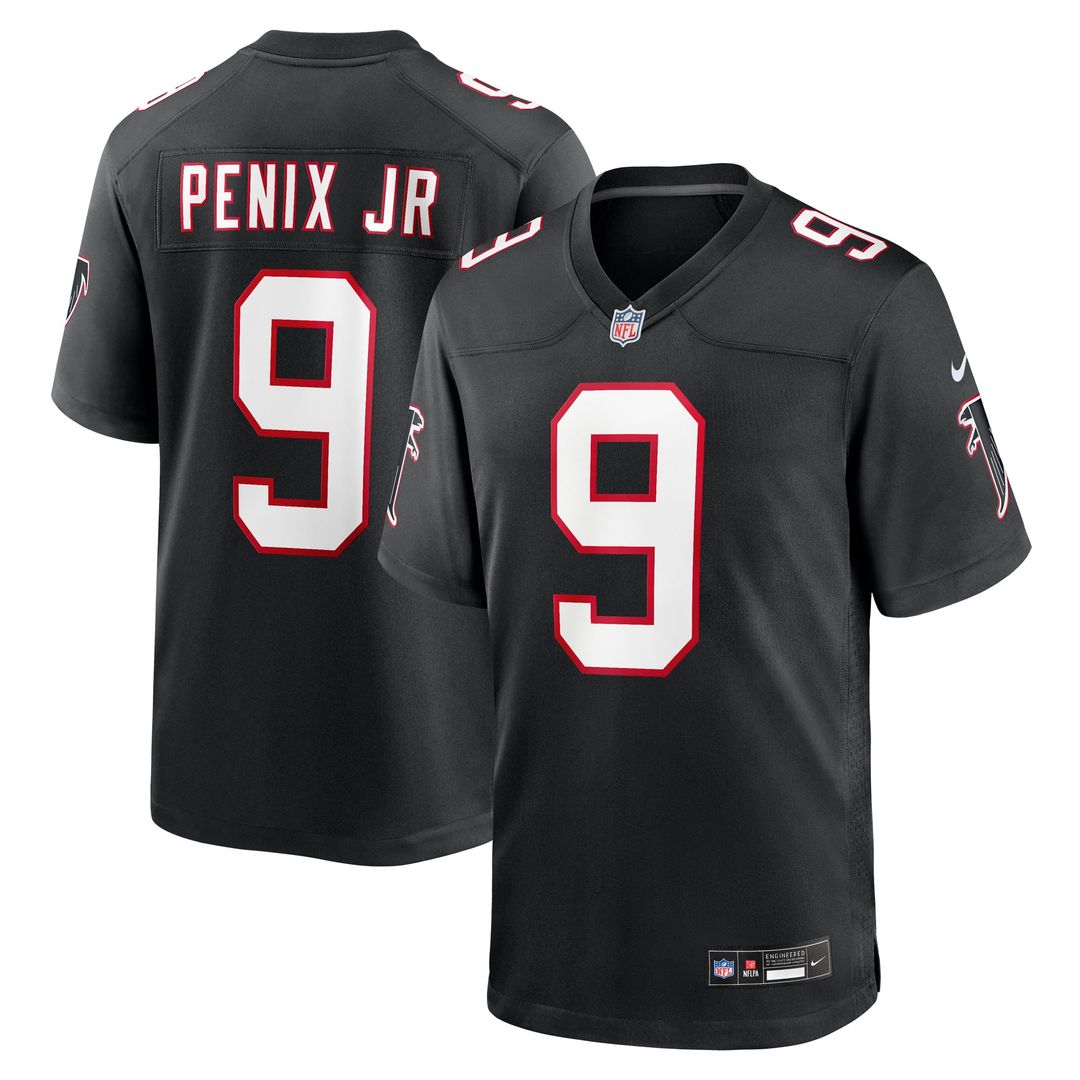 Men's Atlanta Falcons Michael Penix Jr. Nike White Game Jersey