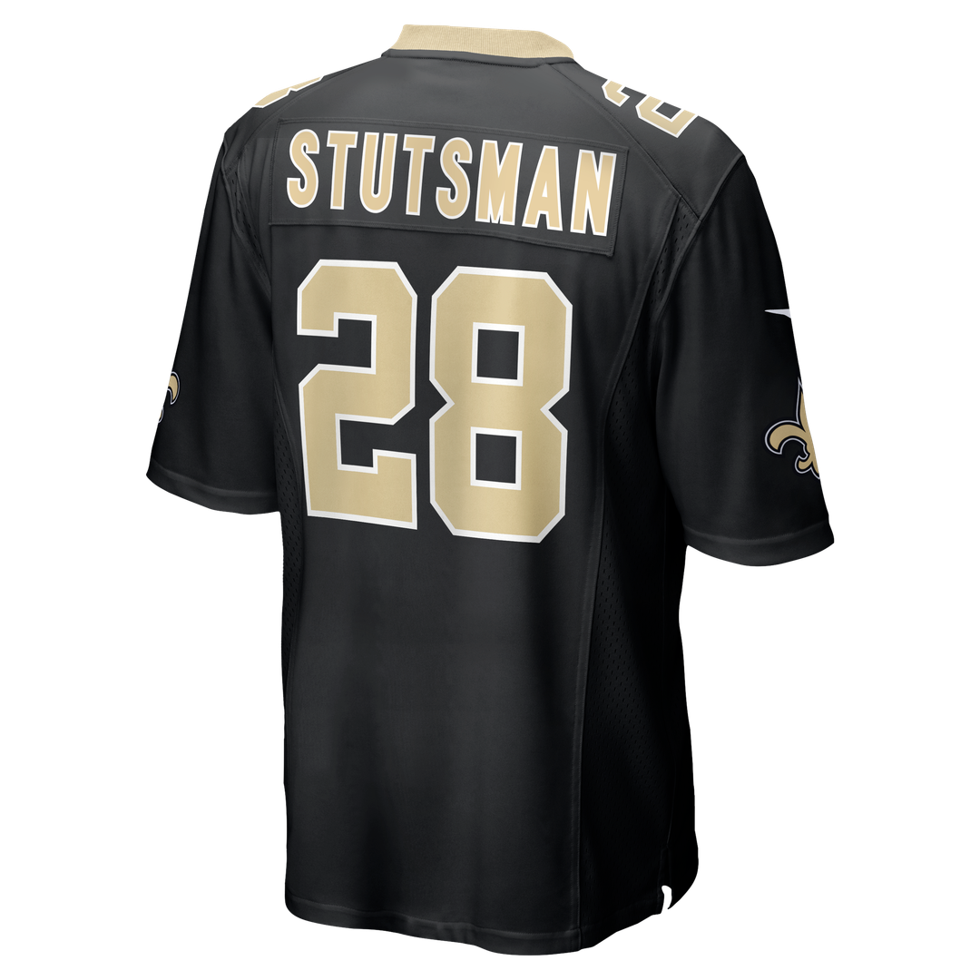 Men's New Orleans Saints Danny Stutsman Nike  Black Team Game Jersey