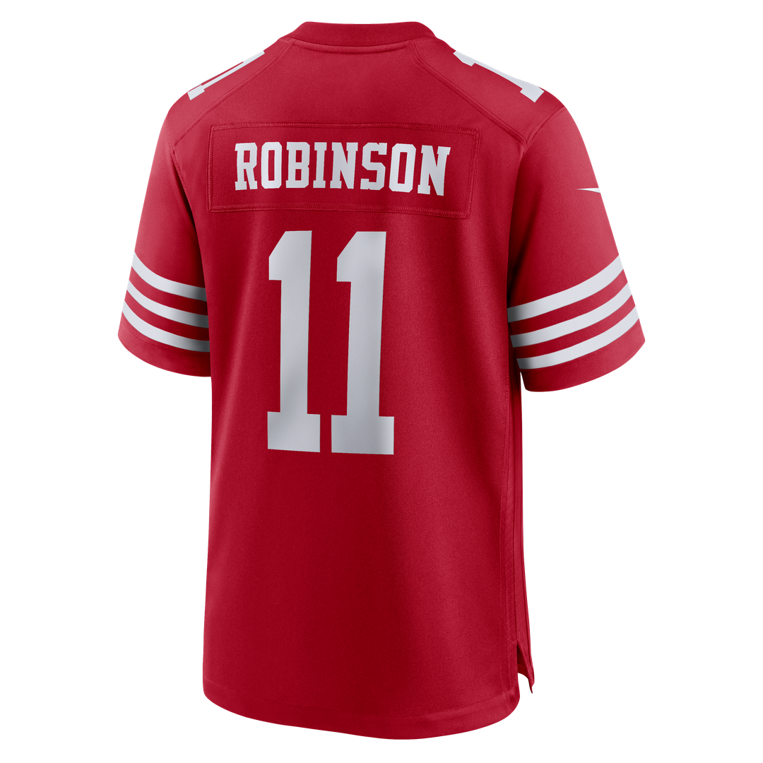 Men's San Francisco 49ers Demarcus Robinson Nike Scarlet Team Game Jersey