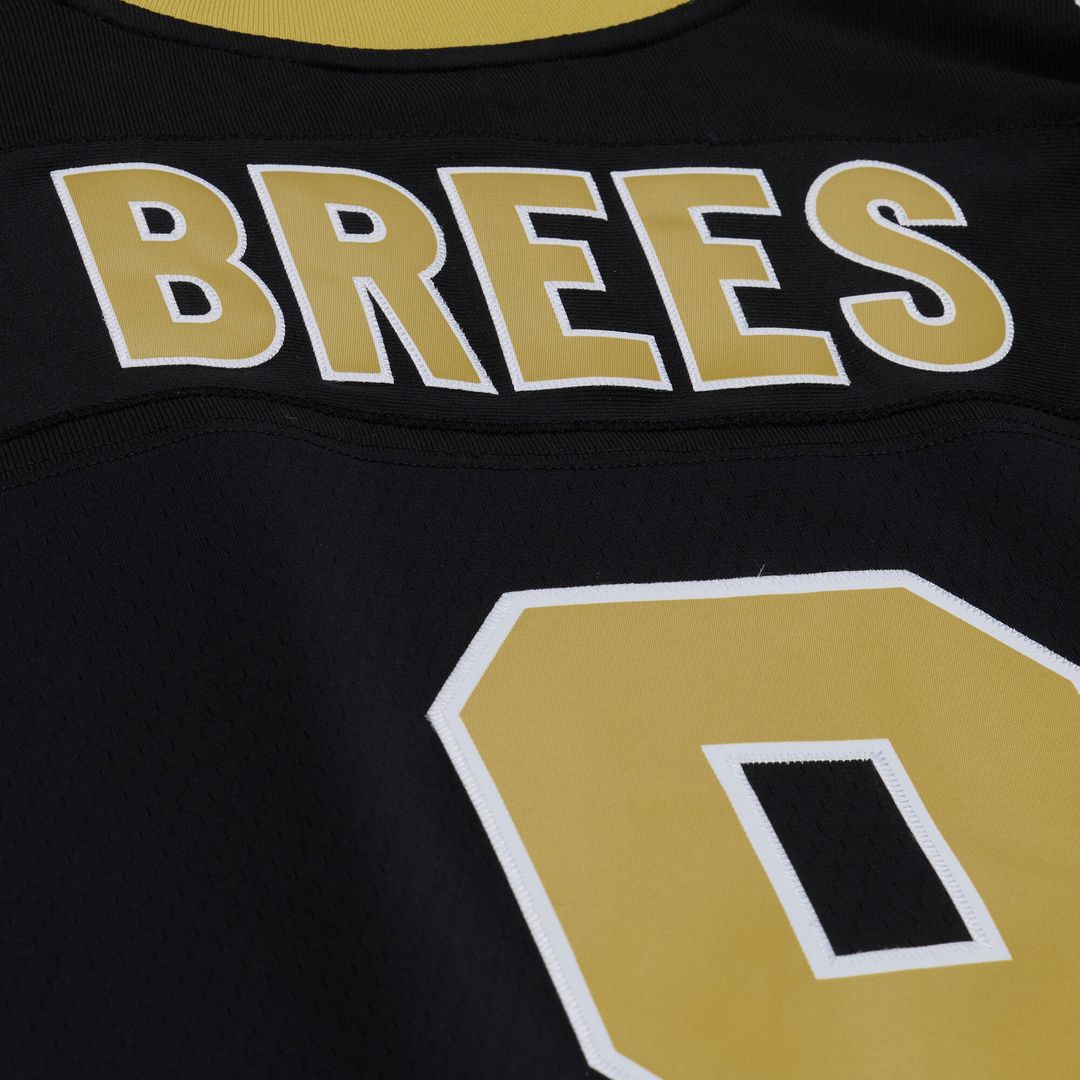 Men's New Orleans Saints Drew Brees Mitchell & Ness Black 2009 Legacy Jersey