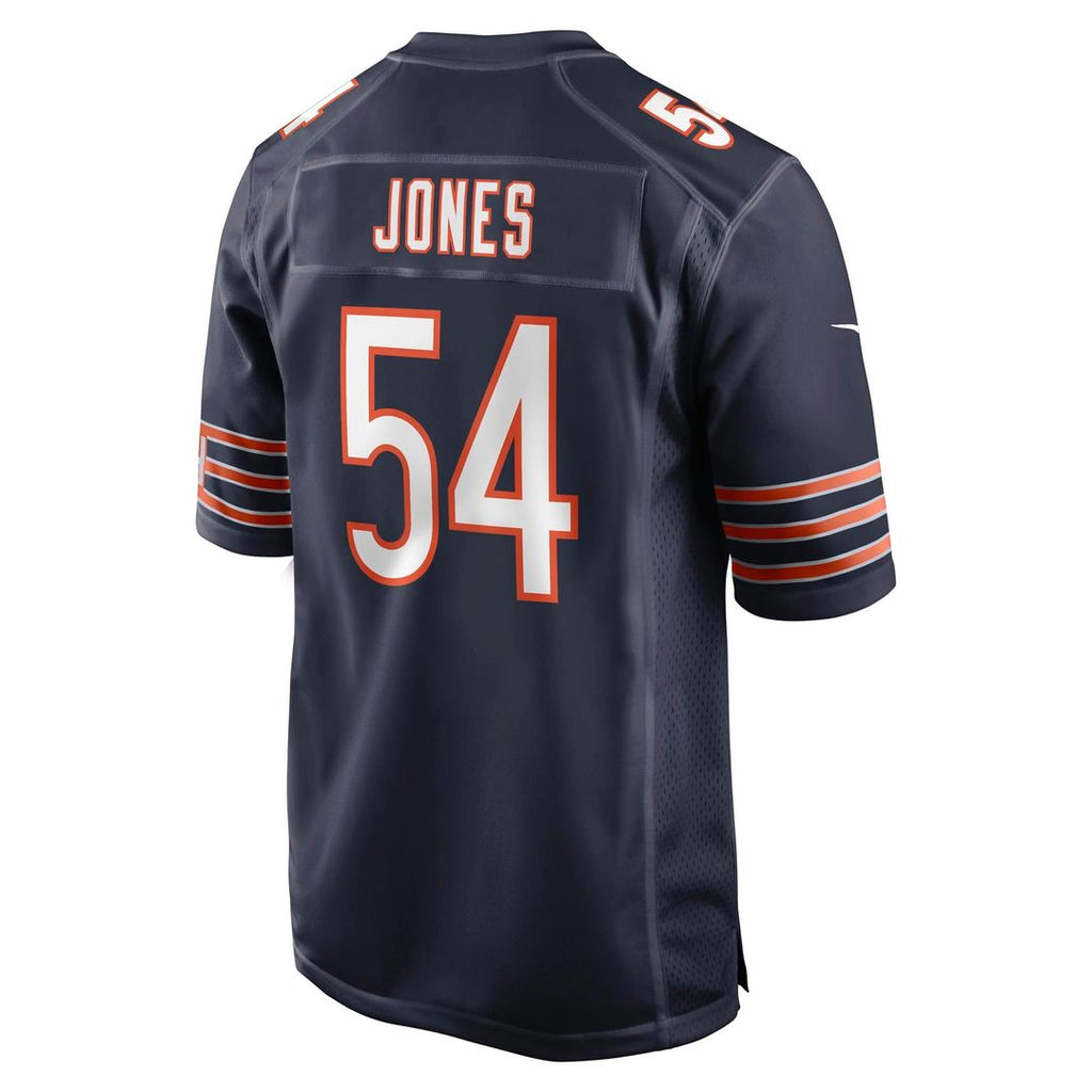Men's Chicago Bears Logan Jones Nike Navy Team Game Jersey