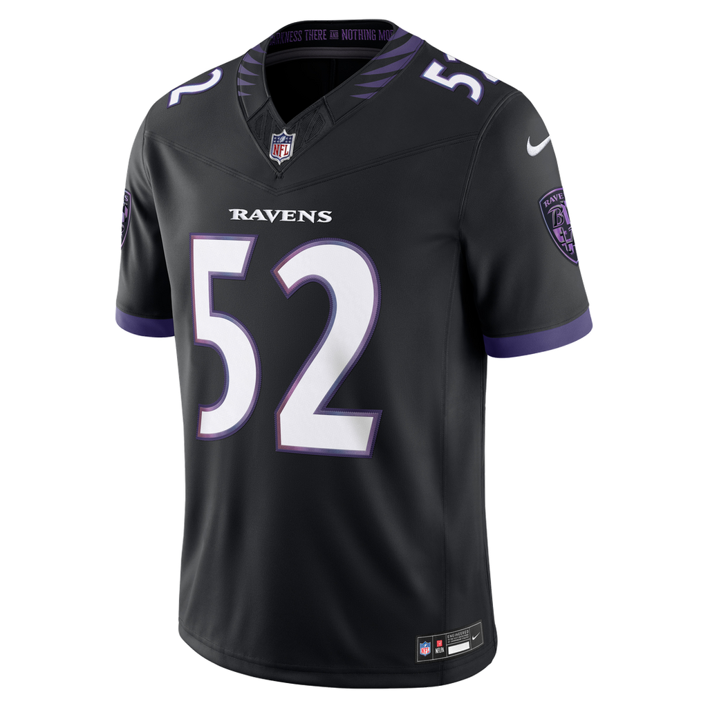 Men's Baltimore Ravens Ray Lewis Nike Black Alternate Vapor F.U.S.E. Stitched Retired Player Limited Jersey