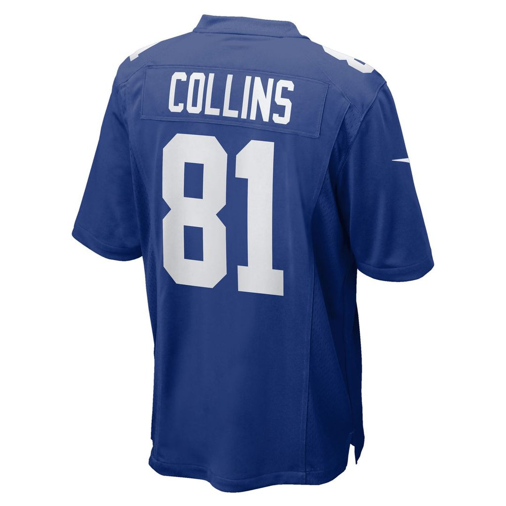 Men's New York Giants Beaux Collins Nike  Royal Team Game Jersey