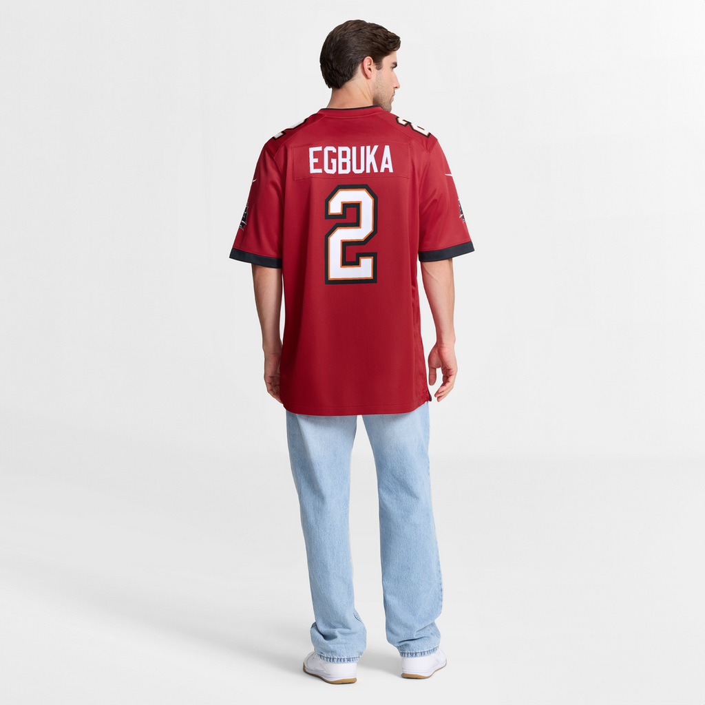 Men's  Tampa Bay Buccaneers Emeka Egbuka Nike Creamsicle Alternate 2  Game Jersey