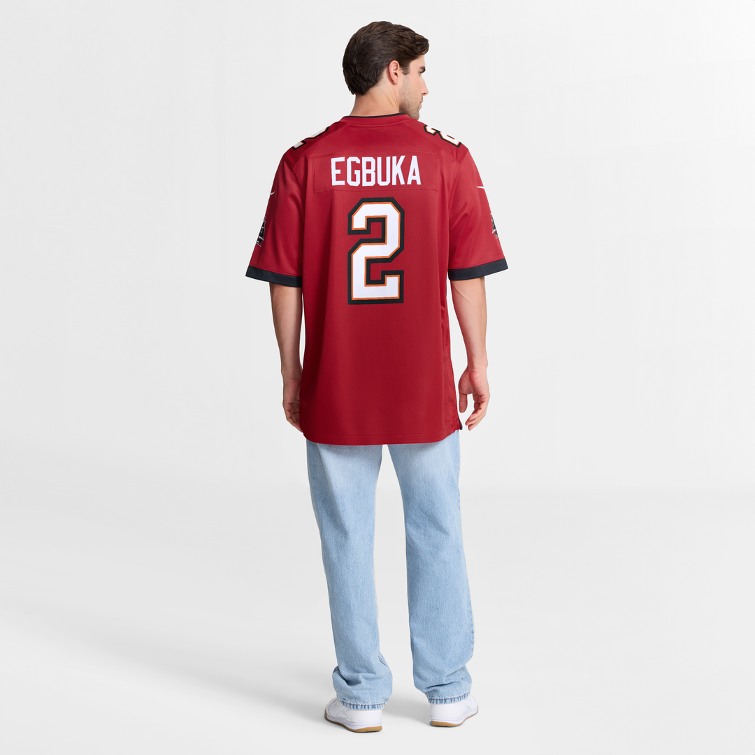 Men's  Tampa Bay Buccaneers Emeka Egbuka Nike Creamsicle Alternate 2  Game Jersey