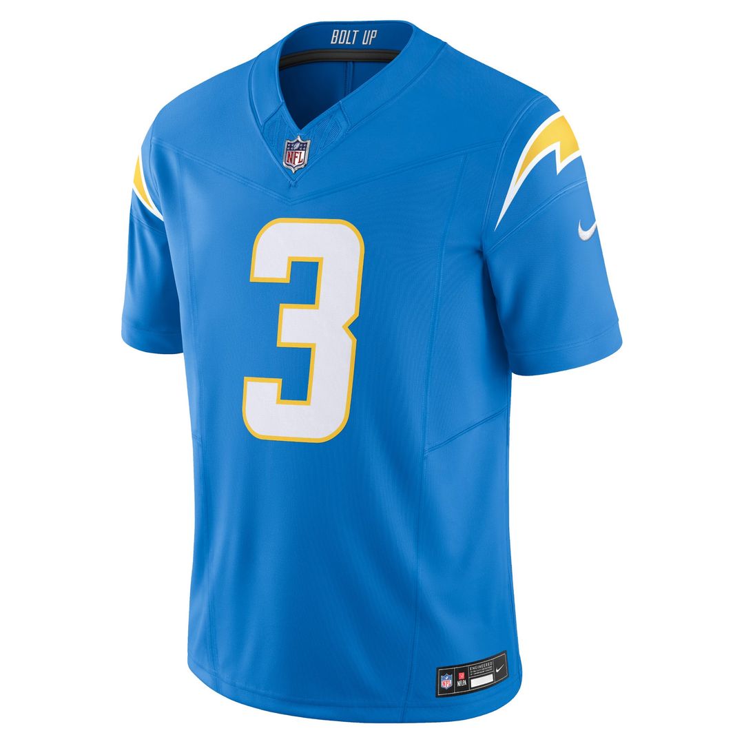 Men's Los Angeles Chargers Derwin James Jr. Nike Gold Alternate Charger Power Vapor F.U.S.E. Limited Jersey