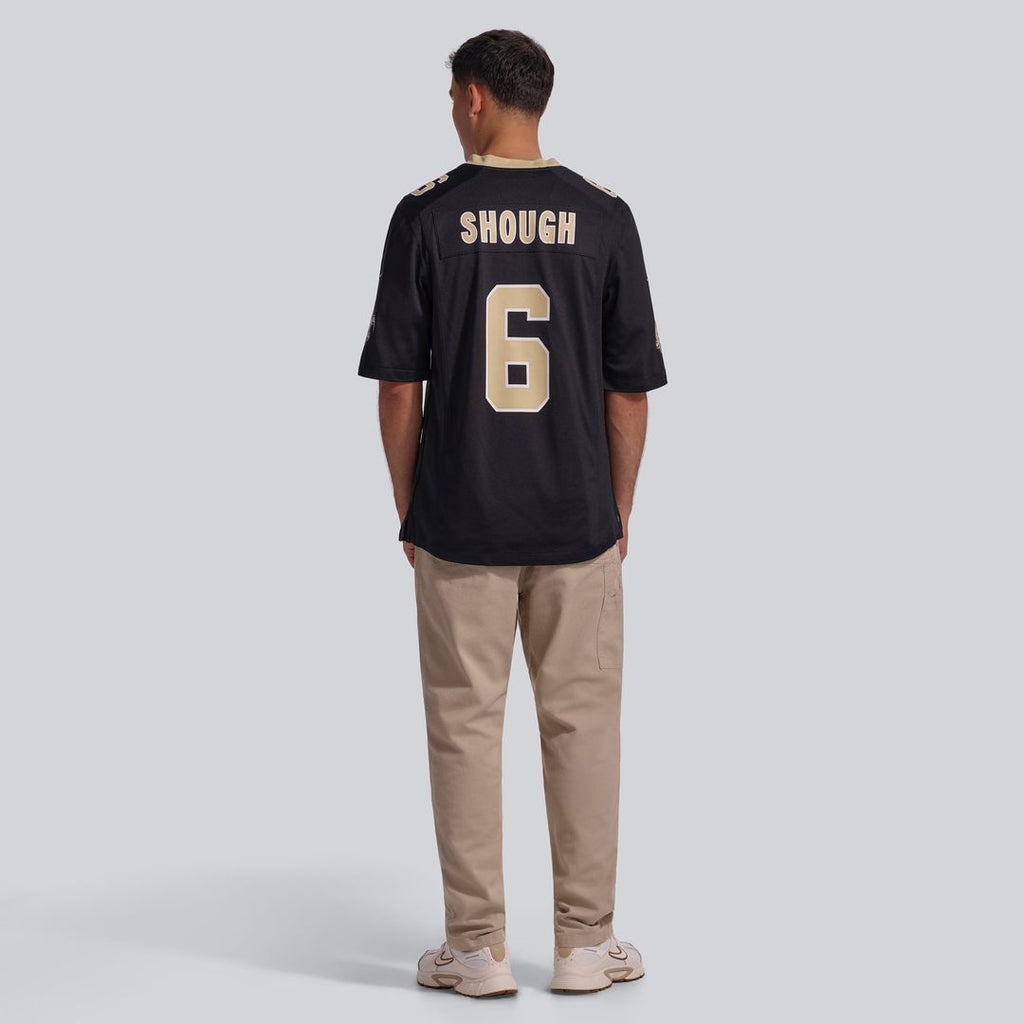 Men's New Orleans Saints Tyler Shough Nike Black Game Jersey