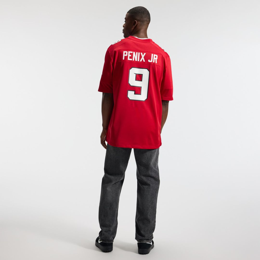 Men's Atlanta Falcons Michael Penix Jr. Nike White Game Jersey