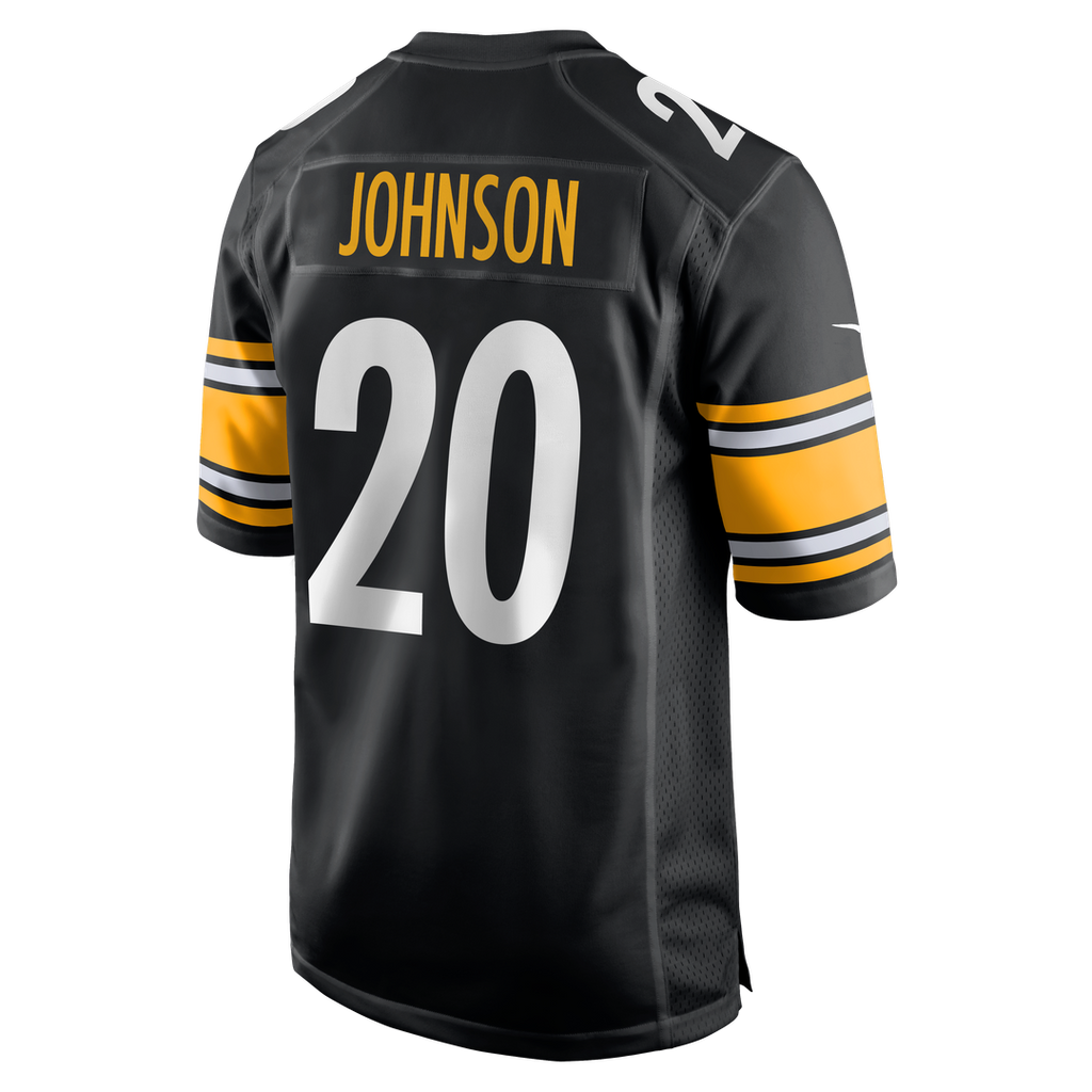 Men's Pittsburgh Steelers Kaleb Johnson Nike  Black Team Game Jersey