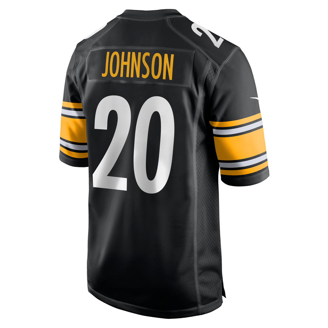 Men's Pittsburgh Steelers Kaleb Johnson Nike  Black Team Game Jersey