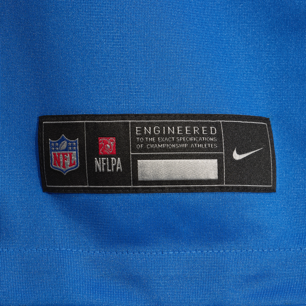 Men's Detroit Lions D.J. Reed Nike  Blue Team Game Jersey