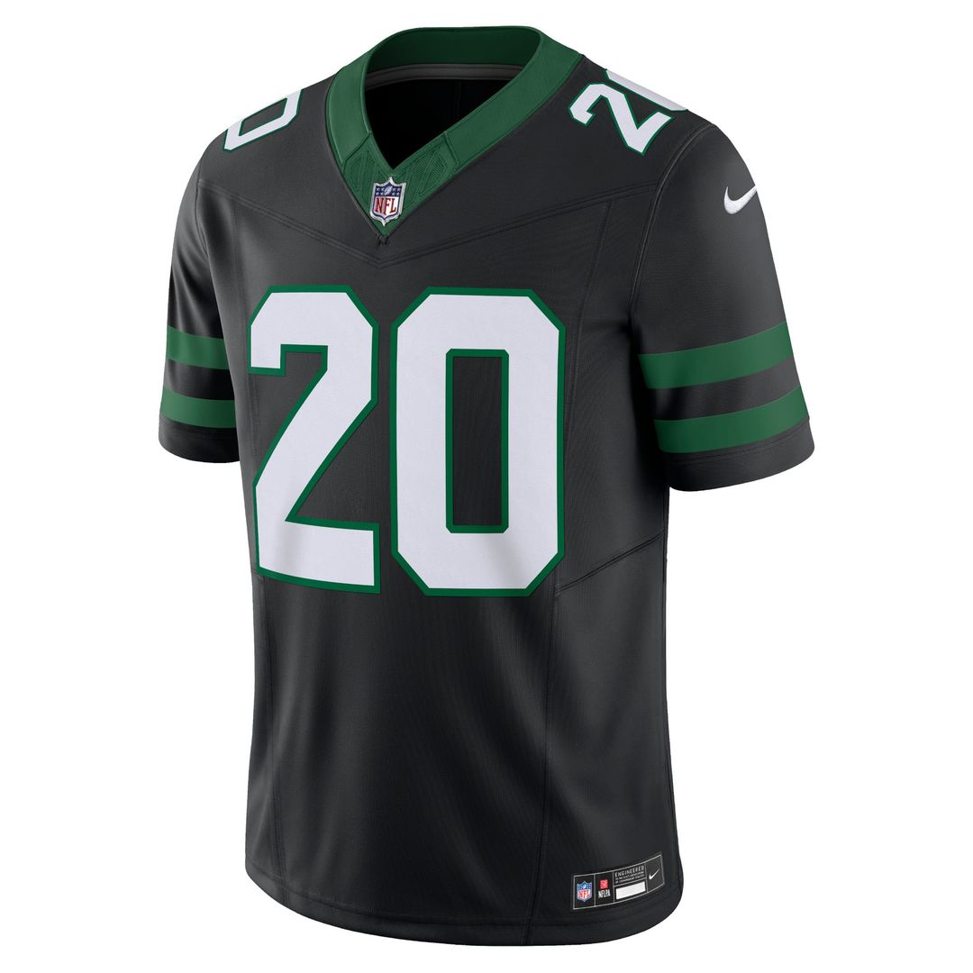 Men's New York Jets Breece Hall Nike Legacy Green Vapor F.U.S.E. Limited Jersey