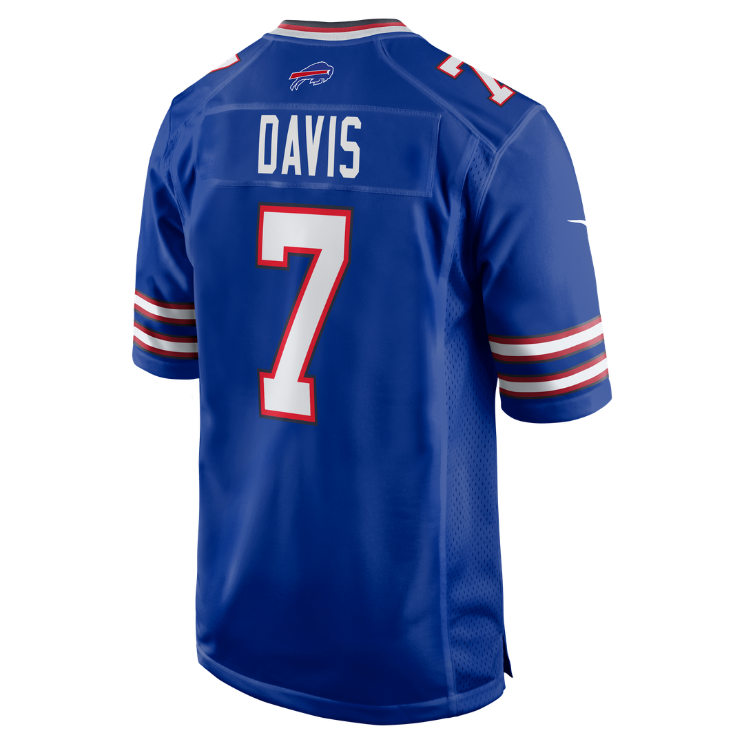 Men's Buffalo Bills Ray Davis Nike  Royal Team Game Jersey