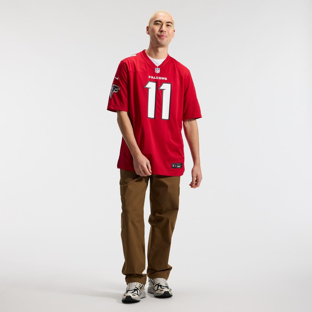 Men's Atlanta Falcons Jalon Walker Nike Red Game Jersey