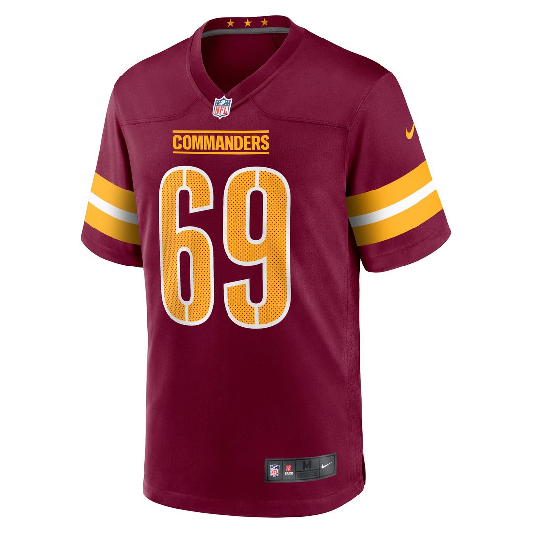 Men's Washington Commanders Tyler Ott Nike  Burgundy  Game Jersey
