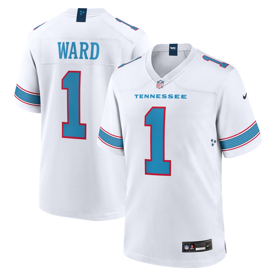 Men's Tennessee Titans Cameron Ward Nike Light Blue Game Jersey
