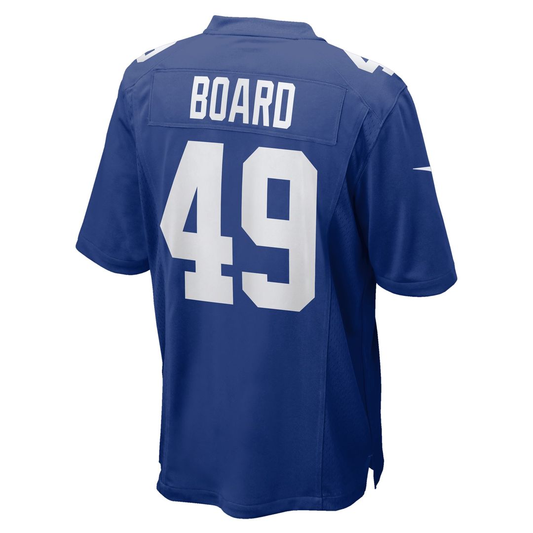 Men's New York Giants Chris Board Nike  Royal Team Game Jersey
