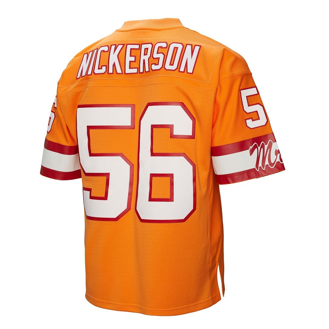 Men's Tampa Bay Buccaneers Hardy Nickerson Mitchell & Ness Orange 1993 Legacy Replica Jersey