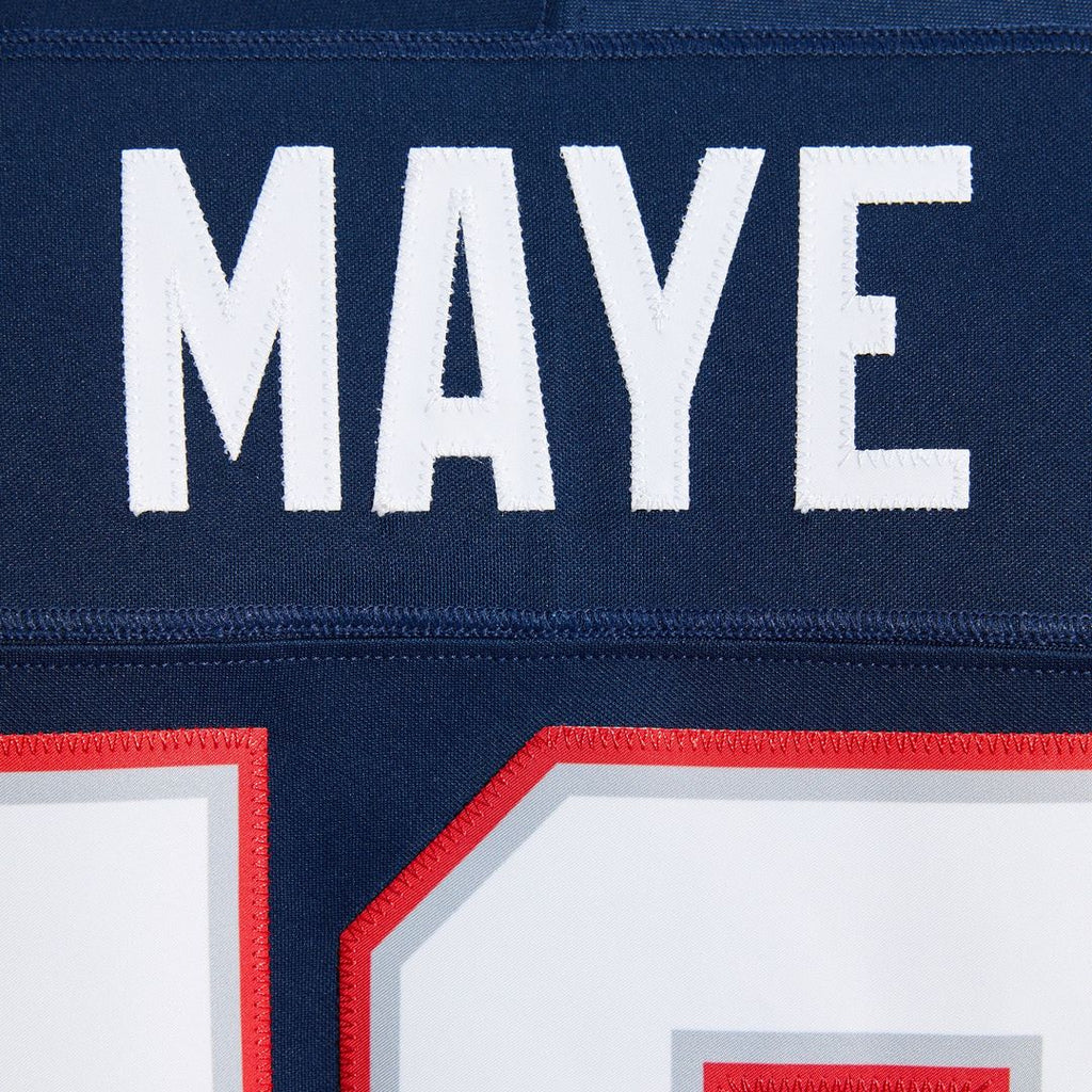 Men's New England Patriots Drake Maye Nike Navy Team Vapor F.U.S.E. Stitched Limited Jersey