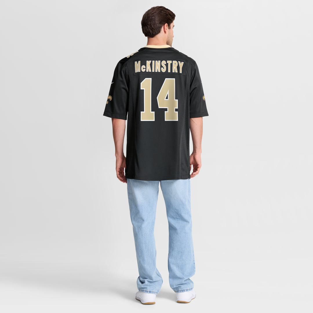 Men's New Orleans Saints Ga'Quincy McKinstry Nike Black  Player Game Jersey