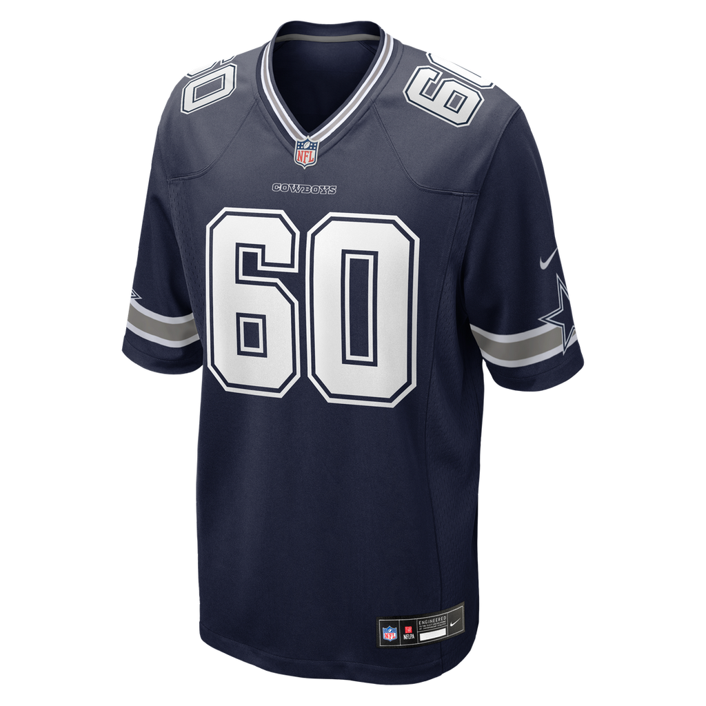 Men's Dallas Cowboys Tyler Guyton Nike Navy  Player Game Jersey