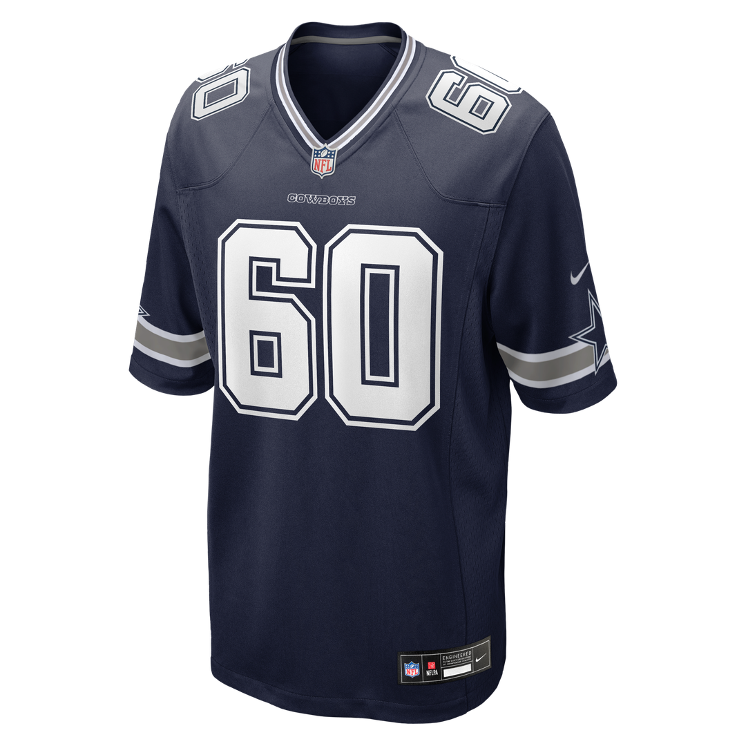 Men's Dallas Cowboys Tyler Guyton Nike Navy  Player Game Jersey