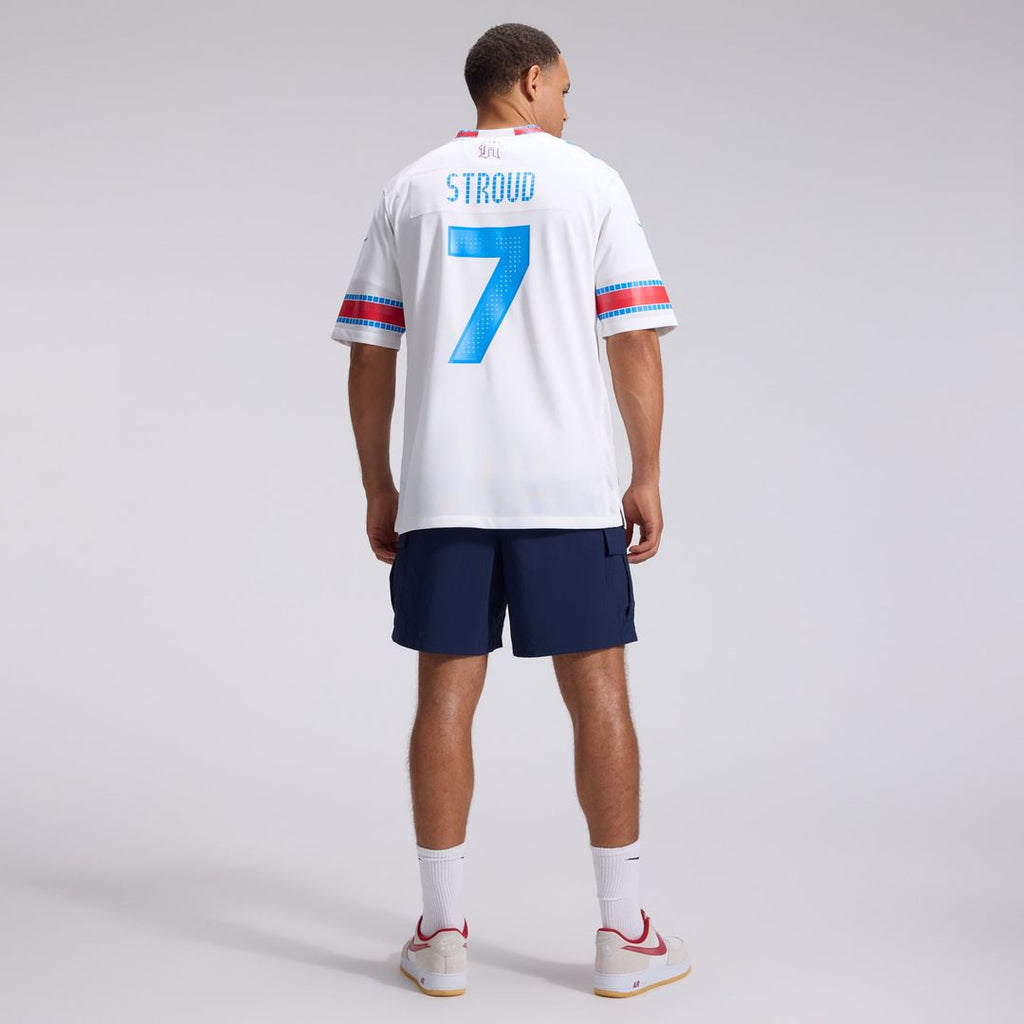 Men's Houston Texans C.J. Stroud Nike White 2026 Rivalries Collection Game Jersey