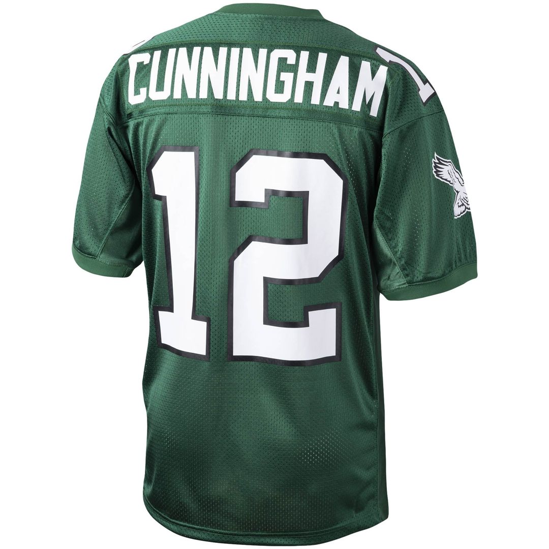 Men's Philadelphia Eagles 1992 Randall Cunningham Mitchell & Ness Green Authentic Throwback Retired Player Jersey