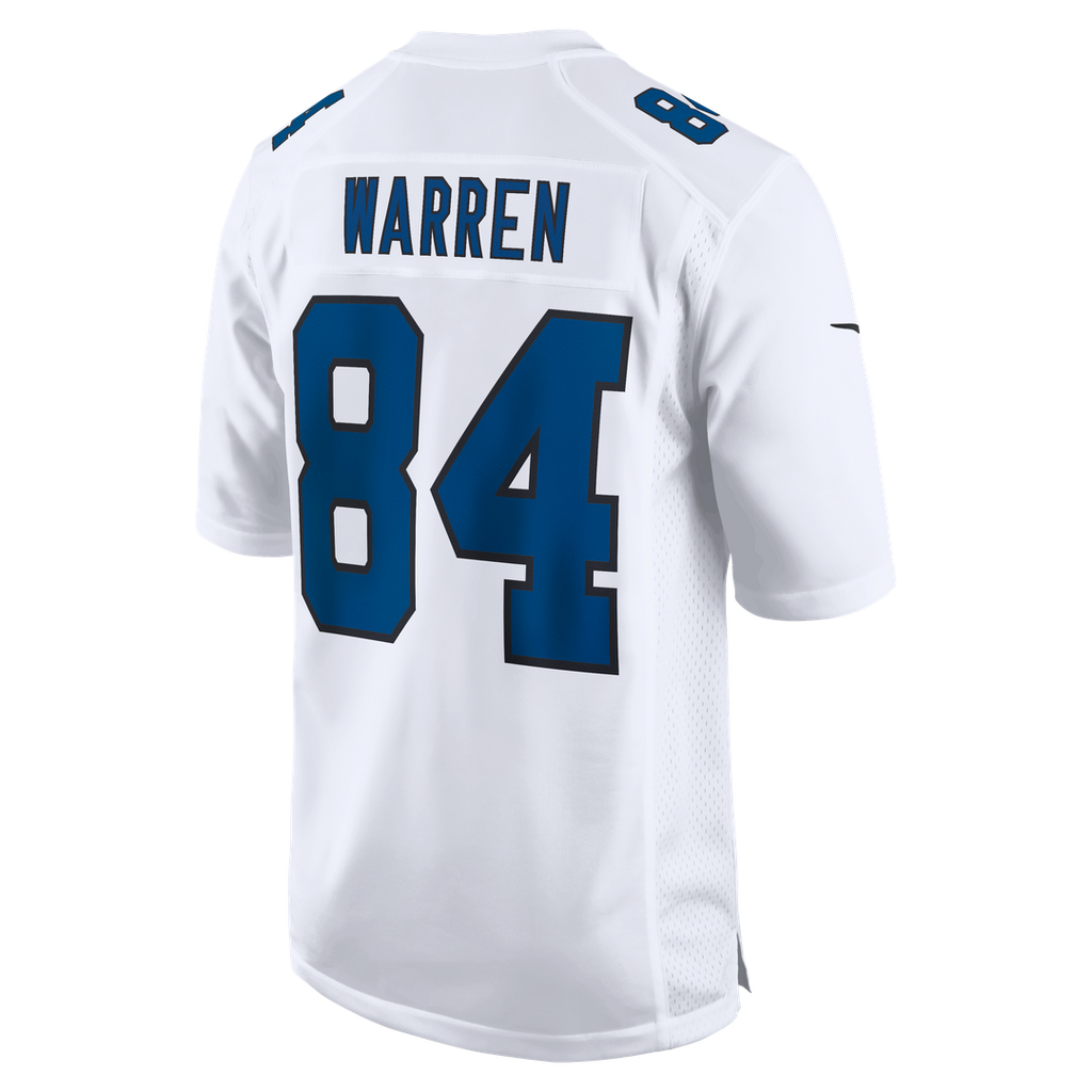 Men's Indianapolis Colts Tyler Warren Nike Tundra White Fashion Game Jersey